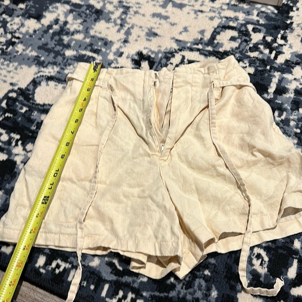 Love Tree Tie High Waist Shorts Size S